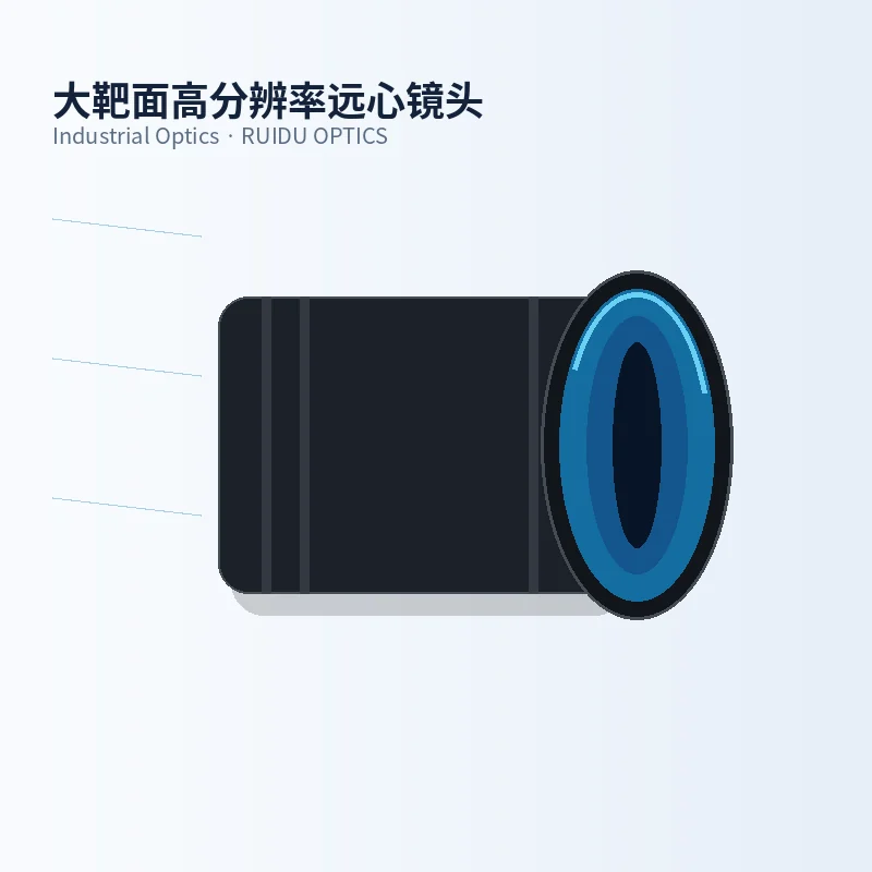 大靶面高分辨率远心镜头